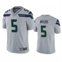 Seattle Seahawks #5 Jason Myers Gray Vapor Untouchable Limited Stitched Jersey