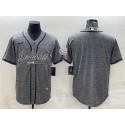Miami Dolphins Blank Gray With Patch Cool Base Stitched Jersey