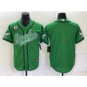 Philadelphia Eagles Blank Green With C Patch Cool Base Stitched Jersey