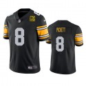 Pittsburgh Steelers #8 Kenny Pickett Black 2023 50th Anniversary Vapor Untouchable Limited Jersey