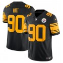 Pittsburgh Steelers #90 T.J. Watt Black 2023 F.U.S.E. Vapor Color Rush Limited Jersey