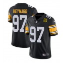 Pittsburgh Steelers #97 Cameron Heyward Black 2023 50th Anniversary Vapor Untouchable Limited Jersey