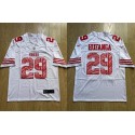 San Francisco 49ers #29 Talanoa Hufanga White Stitched Jersey