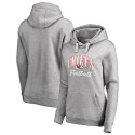 Women's  Kansas City Chiefs NFL Gray Pro Line by Fanatics Branded Victory Script Plus Size Pullover Hoodie