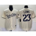 Minnesota Twins #23 Royce Lewis Cream Cool Base Stitched Jersey
