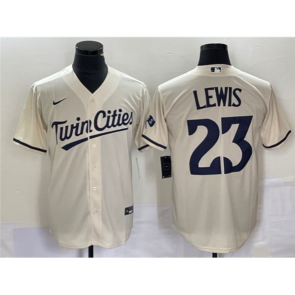 Minnesota Twins #23 Royce Lewis Cream Cool Base Stitched Jersey