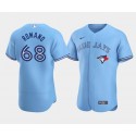 Toronto Blue Jays #68 Jordan Romano Blue Flex Base Stitched Jersey