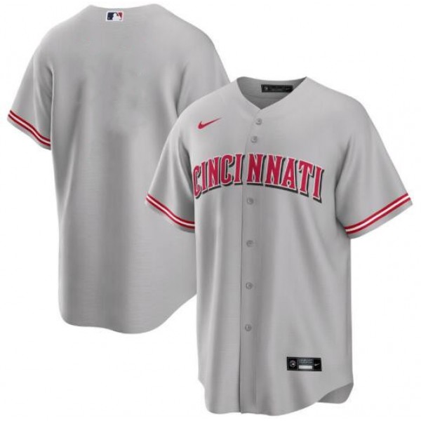 Cincinnati Reds Blank Gray Cool Base Stitched Jersey