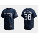 Milwaukee Brewers #38 Devin Williams Royal 2023 All-Star Cool Base Stitched Jersey