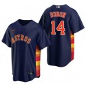 Houston Astros #14 Mauricio Dubón Navy Cool Base Stitched Jersey