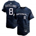 Philadelphia Phillies #8 Nick Castellanos Royal 2023 All-Star Cool Base Stitched Jersey