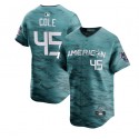 New York Yankees #45 Gerrit Cole Teal 2023 All-Star Flex Base Stitched Jersey