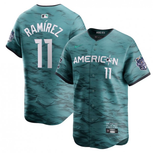 Cleveland Guardians #11 José Ramírez Teal 2023 All-Star Cool Base Stitched Jersey
