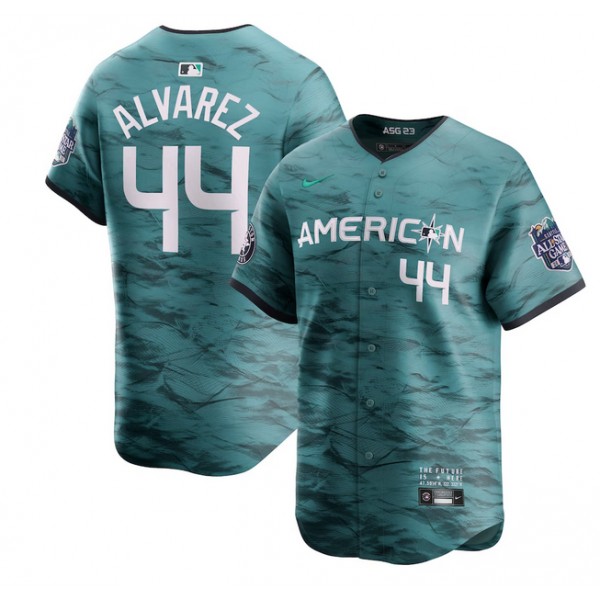 Houston Astros #44 Yordan Alvarez Teal 2023 All-Star Cool Base Stitched Jersey