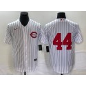Cincinnati Reds #44 Elly De La Cruz White Field Of Dreams Cool Base Stitched Jersey