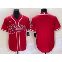 Philadelphia Phillies Blank Red Cool Base Stitched Jersey