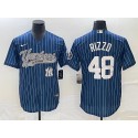 New York Yankees #48 Anthony Rizzo Navy With Patch Cool Base Stitched Jersey