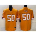Tampa Bay Buccaneers #50 Vita Vea Orange Vapor Untouchable Limited Stitched Jersey