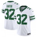 New York Jets #32 Michael Carter White 2023 F.U.S.E. Vapor Limited Throwback Stitched Jersey