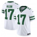 New York Jets #17 Garrett Wilson White 2023 F.U.S.E. Vapor Limited Throwback Stitched Jersey