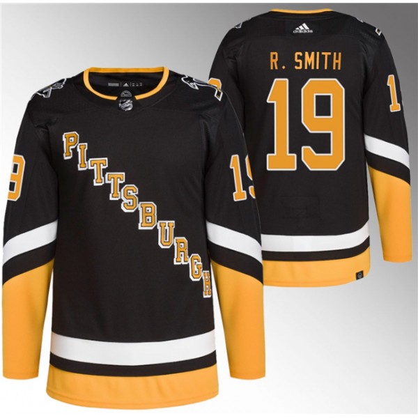 Pittsburgh Penguins #19 Reilly Smith Black Stitched Jersey