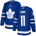 Toronto Maple Leafs #11 Max Domi Blue Stitched Jersey