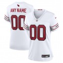 Women's Arizona Cardinals Active Player Custom New White Stitched Game Jersey(Run Small)