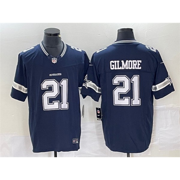 Dallas Cowboys #21 Stephon Gilmore Navy 2023 F.U.S.E. Limited Stitched Jersey