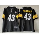 Pittsburgh Steelers #43 Troy Polamalu Black 2023 F.U.S.E. Vapor Untouchable Limited Jersey