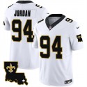 New Orleans Saints #94 Cameron Jordan White 2023 F.U.S.E. 1987 Legacy Vapor Stitched Jersey