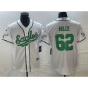 Philadelphia Eagles #62 Jason Kelce White Cool Base Stitched Jersey