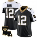 New Orleans Saints #12 Chris Olave Black 2023 F.U.S.E. 1987 Legacy Vapor Stitched Jersey