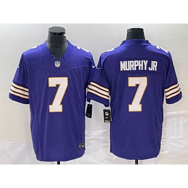 Minnesota Vikings #7 Byron Murphy Jr. Purple 2023 F.U.S.E. Vapor Untouchable Limited Stitched Jersey