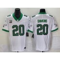 Philadelphia Eagles #20 Brian Dawkins White 2023 F.U.S.E. With C Patch Vapor Untouchable Stitched Jersey