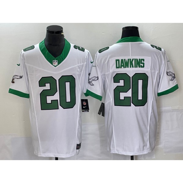 Philadelphia Eagles #20 Brian Dawkins White 2023 F.U.S.E. Vapor Untouchable Stitched Jersey
