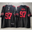 San Francisco 49ers #97 Nick Bosa Black 2023 F.U.S.E. Vapor Untouchable Limited Stitched Jersey