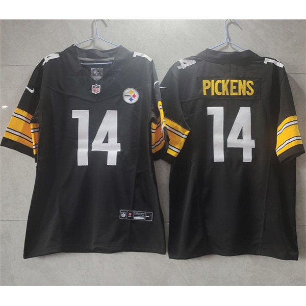 Pittsburgh Steelers #14 George Pickens Black 2023 F.U.S.E. Vapor Untouchable Limited Jersey