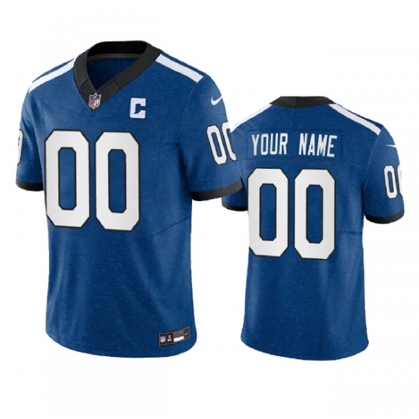 Indianapolis Colts Custom Royal 2023 F.U.S.E. Indiana Nights Limited Stitched Jersey