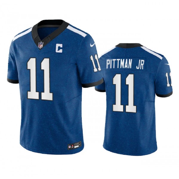 Indianapolis Colts #11 Michael Pittman Jr. Royal 2023 F.U.S.E. Indiana Nights Limited Stitched Jersey