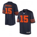 Chicago Bears #15 Brandon Marshall Navy Blue Game Stitched Jersey