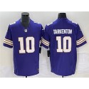 Minnesota Vikings #10 Fran Tarkenton Purple 2023 F.U.S.E. Vapor Untouchable Limited Stitched Jersey