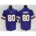 Minnesota Vikings #80 Cris Carter Purple 2023 F.U.S.E. Vapor Untouchable Limited Stitched Jersey