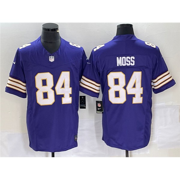 Minnesota Vikings #84 Randy Moss Purple 2023 F.U.S.E. Vapor Untouchable Limited Stitched Jersey