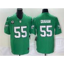 Philadelphia Eagles #55 Brandon Graham Green 2023 F.U.S.E. With C Patch Vapor Untouchable Stitched Jersey