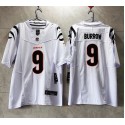 Cincinnati Bengals #9 Joe Burrow White 2023 F.U.S.E. Vapor Untouchable Limited Stitched Jersey