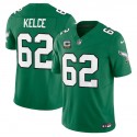 Philadelphia Eagles #62 Jason Kelce Green 2023 F.U.S.E. Vapor Untouchable With C Patch Stitched Jersey