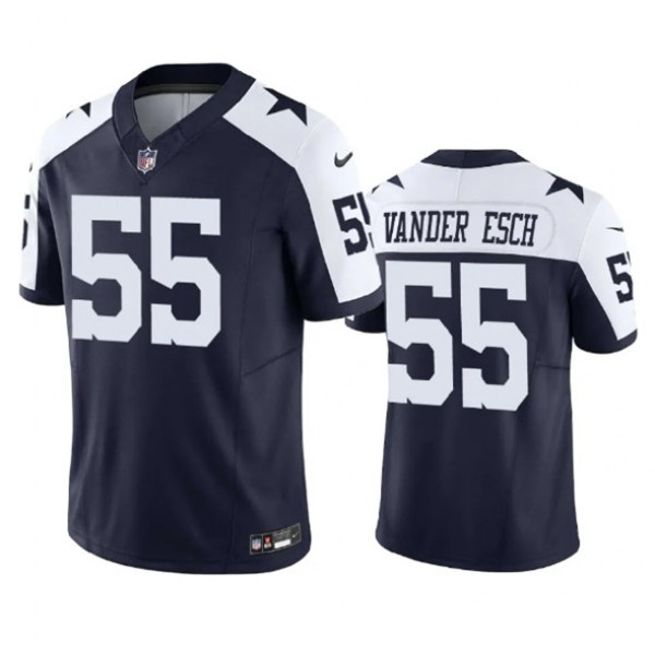 Dallas Cowboys #55 Leighton Vander Esch Navy 2023 F.U.S.E. Vapor Limited Stitched Jersey