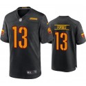 Washington Commanders #13 Emmanuel Forbes Black Stitched Game Jersey