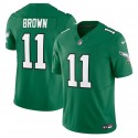 Philadelphia Eagles #11 A. J. Brown Green 2023 F.U.S.E. Vapor Untouchable Stitched Jersey
