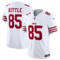 San Francisco 49ers #85 George Kittle White 2023 F.U.S.E. Vapor Untouchable Limited Stitched Jersey